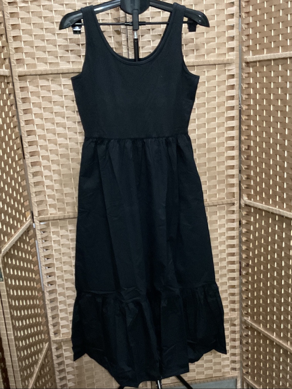 Steve Madden Black Sleeveless Maxi Dress